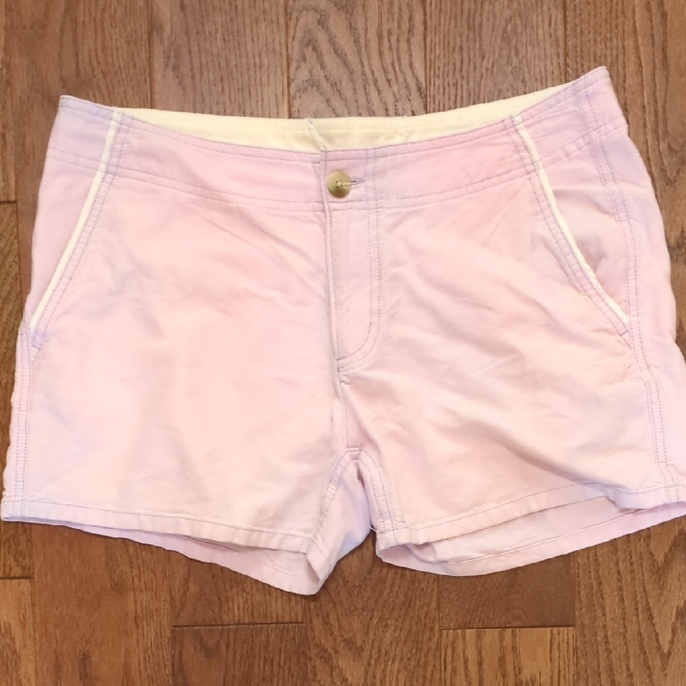 Soft Pink High Waist Casual Shorts
